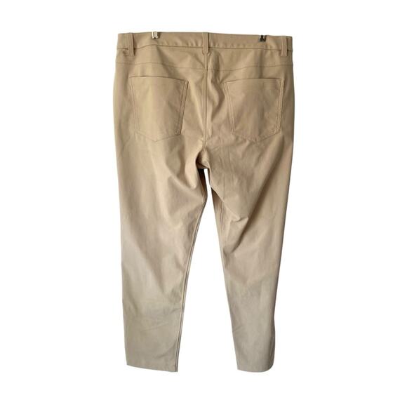 Lululemon Mens Tan Performance Golf Travel Casual Pants size 36x28 - Picture 5 of 7